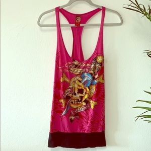 Ed Hardy Bedazzled Tank Top